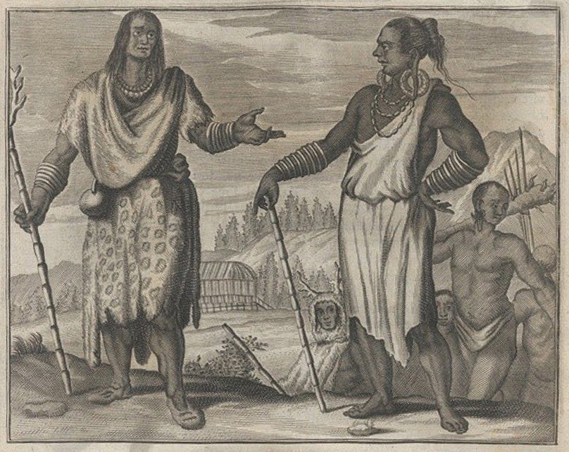 17世紀オランダ史料に描かれた台湾の先住民の挿絵